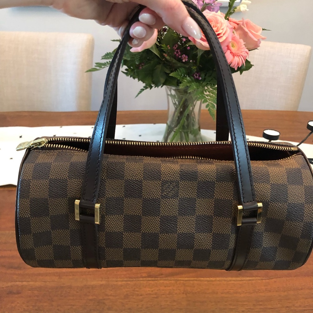 Authentic Louis Vuitton Damier Ebene Papillon Bag